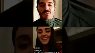 Burak Deniz & Hande Ercel Instagram Live