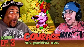 BIG FOOT! | Courage the Cowardly Dog Season 1 Episode 3 GROUP REACTION