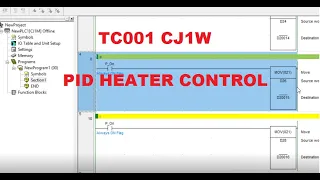 CARA PROGRAM CJ1W TC001 PID HEATER CONTROL