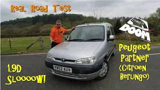 Real Road Test: 2001 Peugeot Partner (Citroen Berlingo) NON Turbo Diesel.