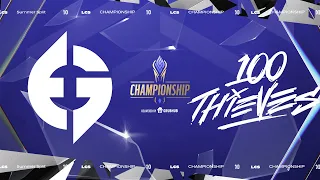 EG vs 100 | Semifinals | LCS Summer Split | Evil Geniuses vs 100 Thieves | Game 5 (2022)