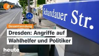 heute 19:00 Uhr vom 04.05.24 Angriff auf SPD-Politiker, Gaza-Verhandlungen, Baerbock in Neuseeland