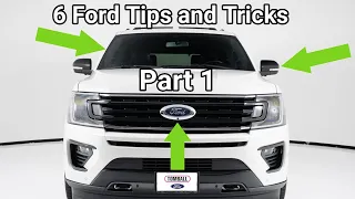 6 Ford tips and tricks you probably don't know- PART #1 😍😍😍