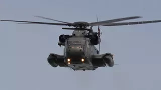 Sikorsky CH-53 Sea Stallion Flying Display Luftwaffe Penzing Airbase German Air Force 85+05