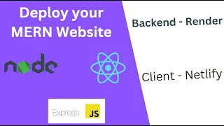 Deploy your MERN app (Node & React) to Render & Netlify