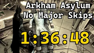Batman: Arkham Asylum Speedrun (No Major Skips) in 1:36:48 [obsolete]