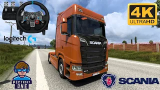 Scania S530 - A Slovakian Job | Euro Truck Simulator 2 | Logitech g29+Shifter | POV Driving Gameplay