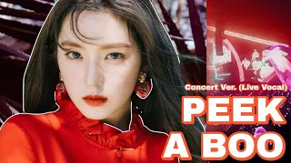 Peek A Boo Red Velvet (Concert Ver. (Live Vocal))