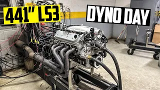 Dyno Testing the 12.0:1 441" LS3! (Pump Gas Monster)