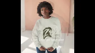 Lion Design Sweatshirt - Premium 1