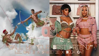 Lil Nas X x Saweetie x Doja Cat - "Call Me Your Best Friend" (Mashup)