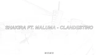 Shakira Ft Maluma - Clandestino [ Letra - Lyrics Video ]