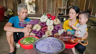 The process of cooking delicious traditional vermicelli - Bring the vermicelli to the market to sell