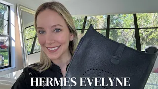 HERMES EVELYNE 29I MY HERMES EVELYNE BROKE? I REVIEW & WHAT FITS INSIDE THE BAG