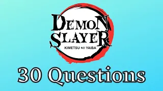 30 Easy Demon Slayer Trivia Quiz Questions - Anime Quiz