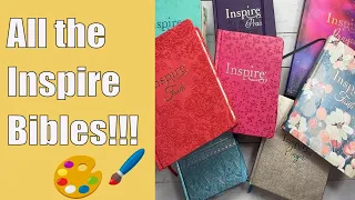 Comparing all of the Inspire Bibles - Coloring Bibles for Bible Journaling!