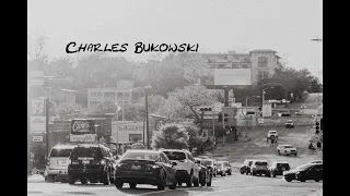 The young man on the bus stop bench by Charles Bukowski