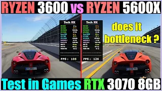 Ryzen 5 5600X vs Ryzen  3600 - RTX 3070 8GB  | Test in 13 Games at 1080p - Tech MK