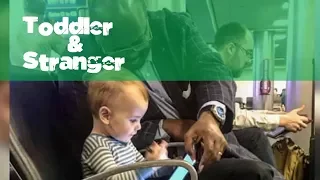 Toddler Approaches Stranger At Airport And Their Interaction Has Everyone Bawling