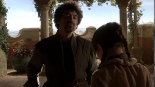 "All men are made of water, do you know this? ..." Game of Thrones quote S01E03 Syrio Forel
