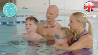 DISNEY HEALTHY LIVING | How To Get Your Kids Swimming - Let's Go Families 1 | Official Disney UK