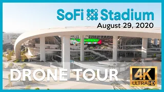 SoFi Stadium - 360 view 4K DRONE TOUR [08/29/2020]