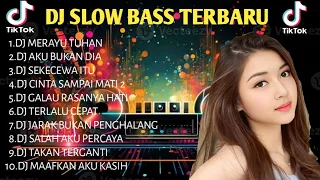 DJ SLOW BASS TERBARU 2024 | DJ VIRAL TIK TOK FULL BASS 🎵DJ KUCOBA MERAYU TUHANKU| FULL ALBUM