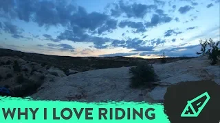 Why I Love Riding Bikes - Solo Ride on Navajo Rocks Trail in Moab, UT - Hardtail Party