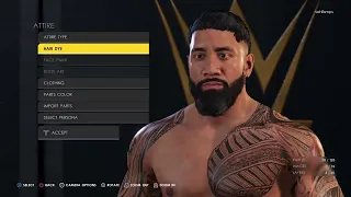 Create Bloodline‘s Jey USO WWE 2K22