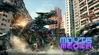 Dinobot Reinforcements with Optimus Prime | Transformers: Age of Extinction | Movie Media