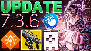 MASSIVE Sandbox Changes, Into the Light Update & Playlist Changes (Update 7.3.6) | Destiny 2