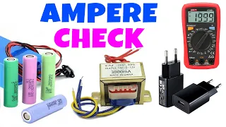 How to Measure DC Ampere With Multimeter | Battery amp, Charger ampere & Transformer ampere checking