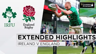 Ireland v England - EXTENDED Highlights | Victory in Stander's Last Test | 2021 Guinness Six Nations