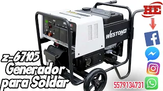 Moto Soldador 14 HP WESTON  Generador para soldar con motor a gasolina 195 amperes