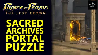Prince of Persia Lost Crown Sacred Archives Portal Puzzle - Temple of Knowledge Four Portals