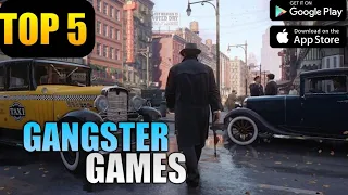 Top 5 Gangster Based Games Like GTA 5 For Android | Best Open World Games