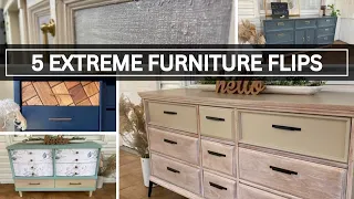5 of the BEST Furniture Makeovers / Beautiful Furniture Flips / Inspiring Must See Before & After