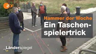 Mauerbau mitten auf der Straße | Hammer der Woche vom 10.10.20 | ZDF