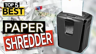 ✅ TOP 5: Best Paper Shredders (Budget & Portable)