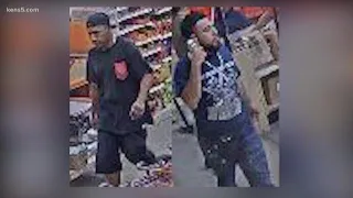 SAPD: Pictures show two suspects accused of robbing man at gunpoint