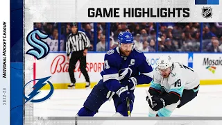 Kraken @ Lightning 12/13 | NHL Highlights 2022