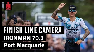 2024 IRONMAN 70.3 Port Macquarie | Finish Line Camera