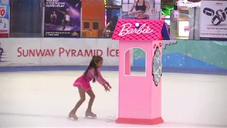 1st Place Gold Medal Skate Malaysia 2018 : Sarah Qistina (8 years old Spotlight Character Alpha)