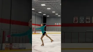 Adult Figure Skater Attempts Double Salchow #shorts #skating #iceskating #figureskating #sports