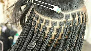 SHE DROVE FROM MISSISSIPPI | Small, Full Knotless Braids