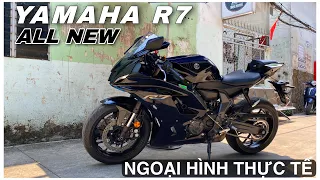 REVIEW NGOẠI HÌNH THỰC TẾ YAHAMA YZF R7 PHIÊN BẢN MÀU ĐEN BÓNG SIÊU HOT , TIẾNG PÔ UY LỰC