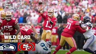 Seattle Seahawks vs San Francisco 49ers | SUPER WILD CARD NFL 2022 | Resumen Highlights | 14 Ene, 23