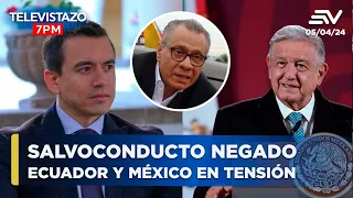 Noboa niega salvoconducto a Glas, relación entre Ecuador y México en tensión | Televistazo en vivo