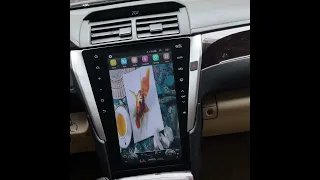 Toyota Camry Tesla radio video player GPS navigation system
