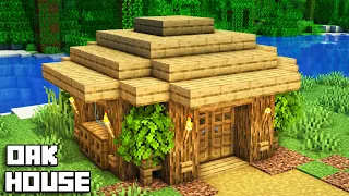 Minecraft: How to Build a Small Survival House | Oak House